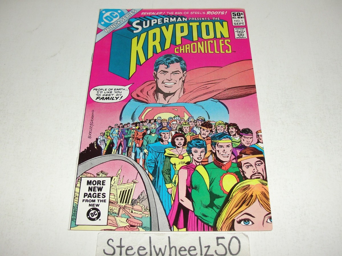 Superman Presents The Krypton Chronicles #1 Comic DC 1981 City Of