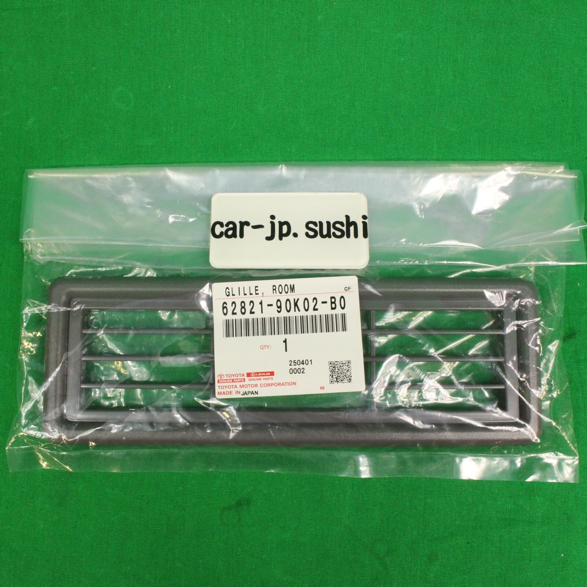 Toyota Genuine OEM 62821-90K02-B0 GLILLE, ROOM VENTILATION LAND