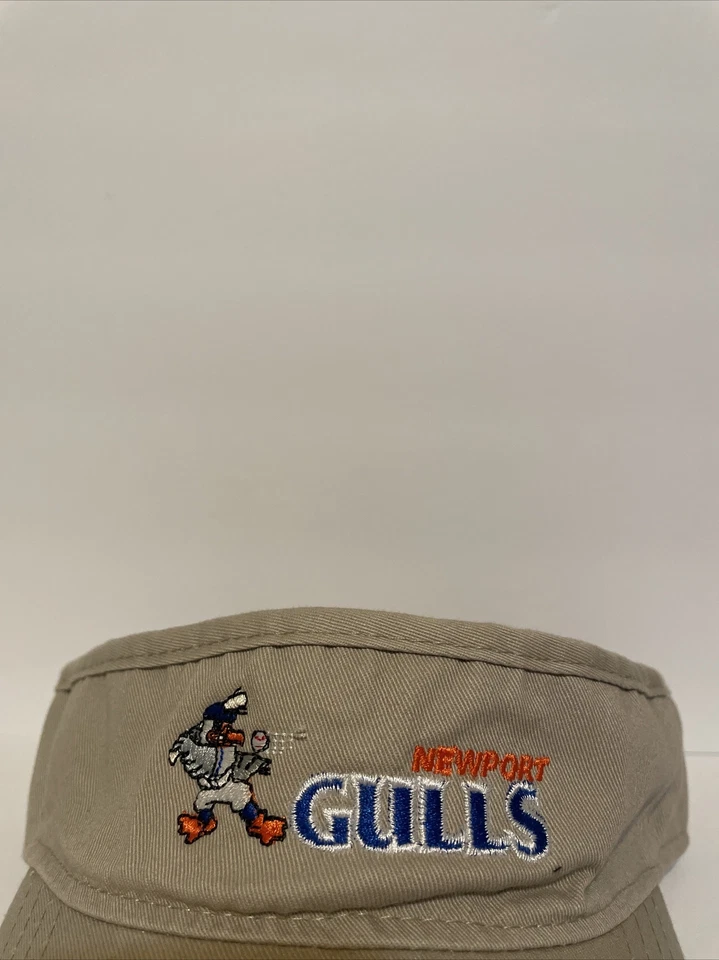 Vintage Newport Gulls Baseball Adjustable Visor Hat - Image 2 of 4