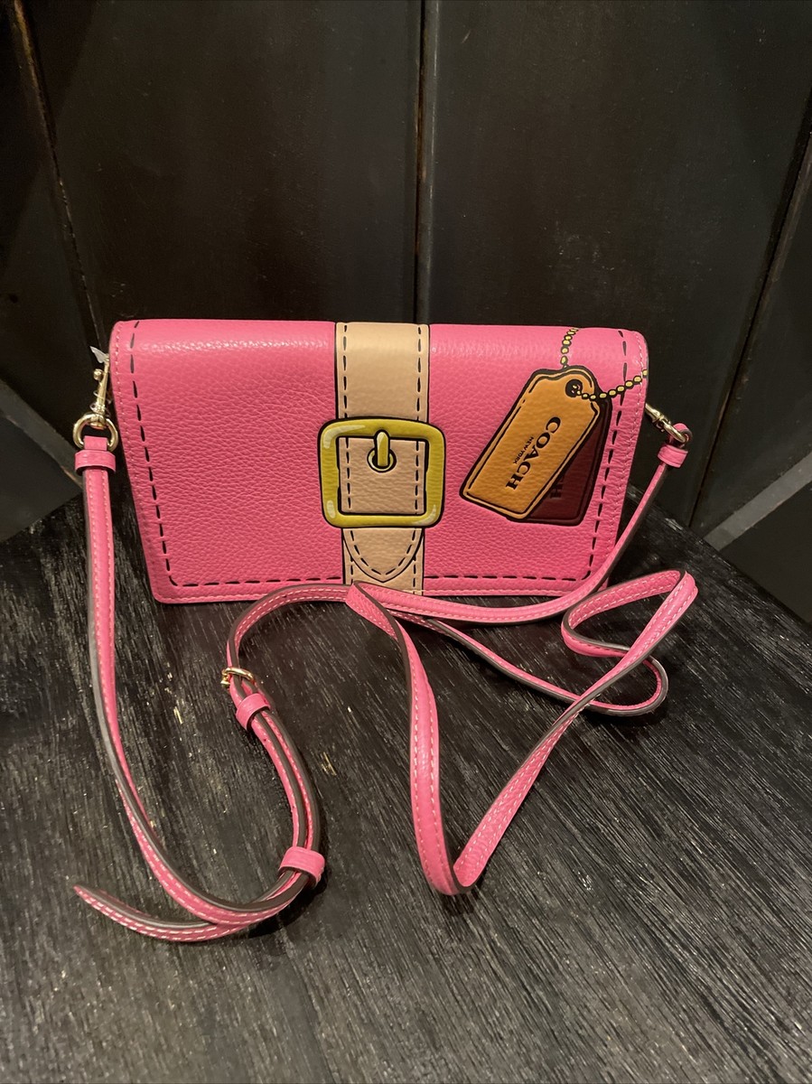 バッグ Coach Trompe L'oeil Pouch Clutch Bag Coach Trompe L'oeil Pouch Clutch Bag