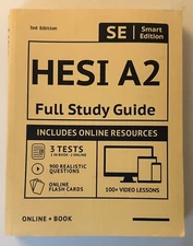 HESI A2 Full Study Guide 3rd Edition - Complete Subject Review