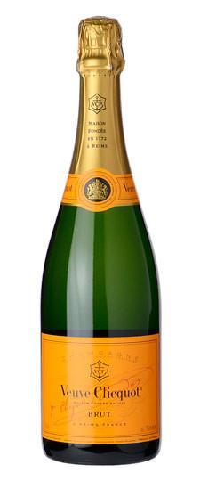 New Veuve Clicquot Yellow Label Non Vintage Brut Champagne