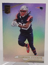 2024 PANINI DONRUSS ELITE RHAMONDRE STEVENSON FOOTBALL CARD PATRIOTS NFL score
