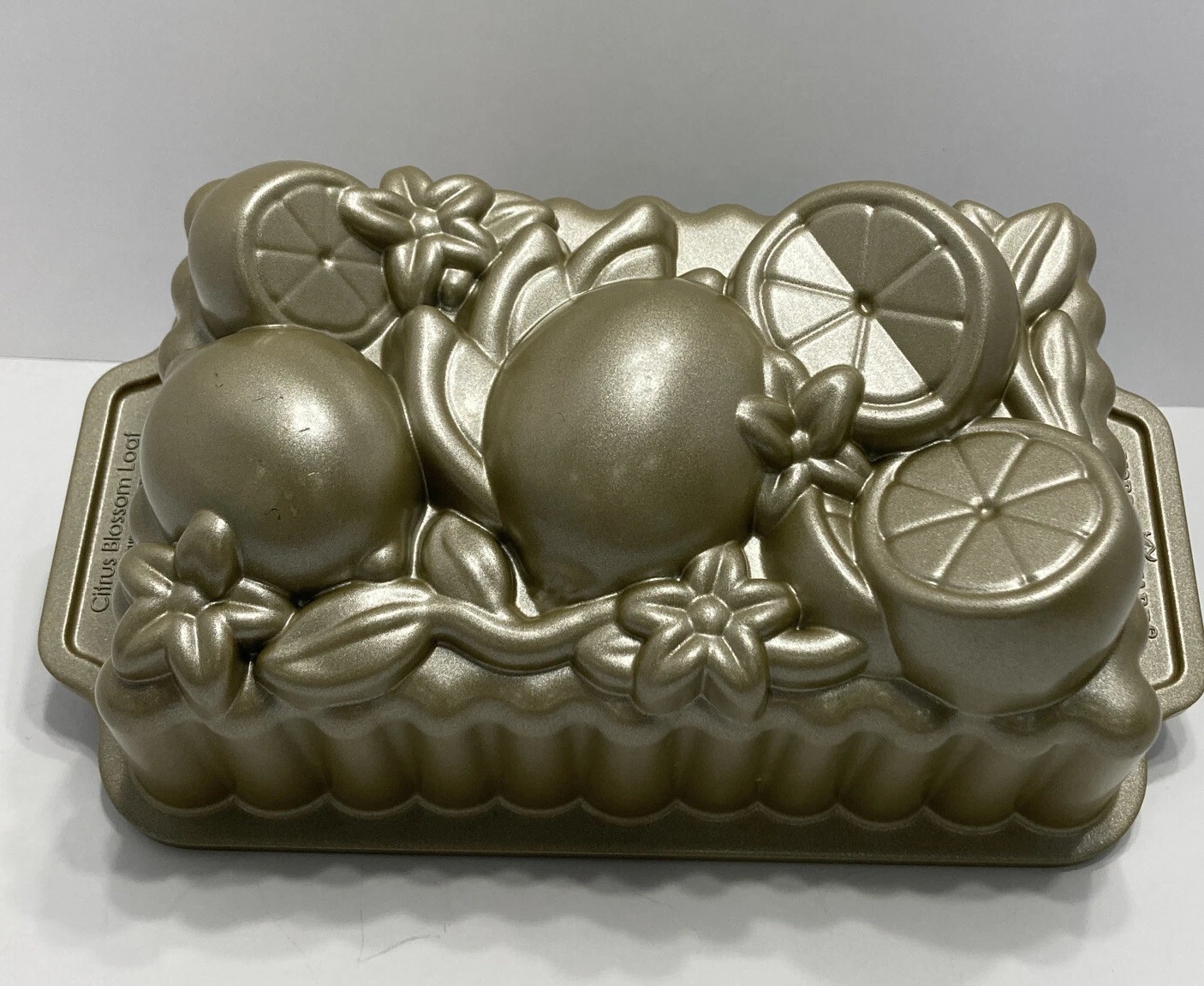 Nordic Ware Citrus Blossom Loaf, 6-Cup, Made In USA