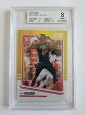 2018 PANINI SCORE GOLD ZONE LAMAR JACKSON RC! 1/50! BGS 8! 1/1! FIRST ONE!