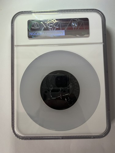 2020 Mongolia 5000T Majestic Eagle 5oz .999 Silver BlackProof Coin NGC PF70 - Picture 4 of 4