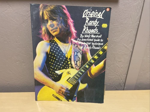 Vintage 1986 Songbook Original Randy Rhoads Wolf Marshall Annotated  Guide