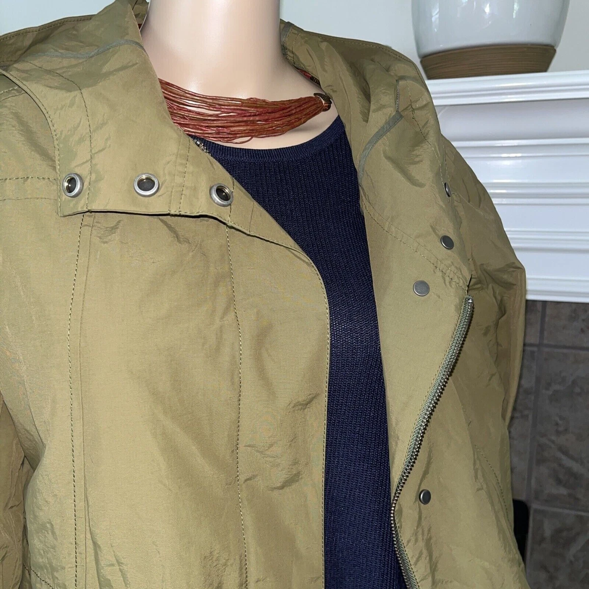 Eileen fisher shop hooded anorak jacket