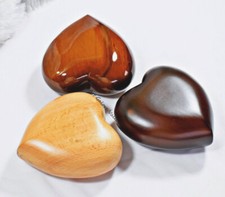 Small Wooden Heart Urn For Human Ashes Mini Keepsake For Pets Engraving Optional