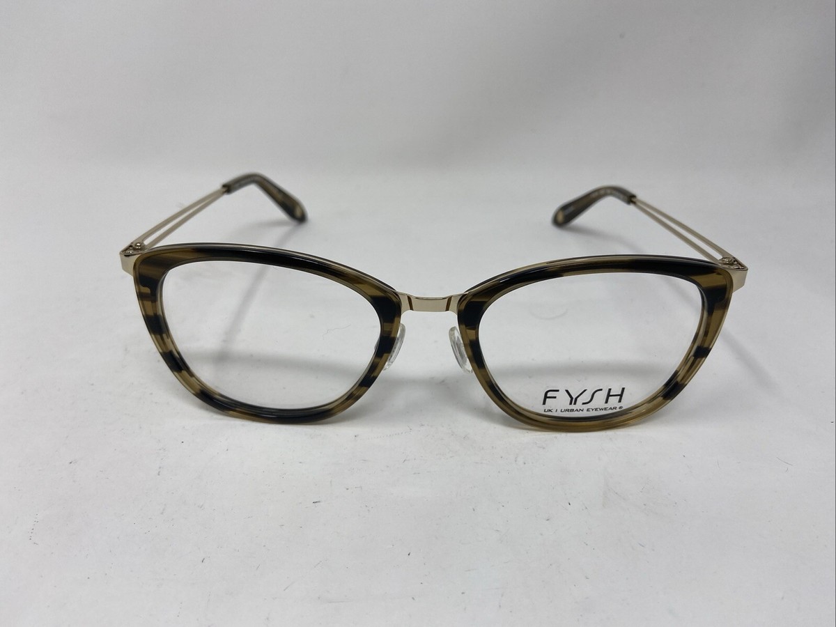 FYSH EYEWEAR 3601 809 TORTOISE GOLD 51-20-135 EYEGLASSES 