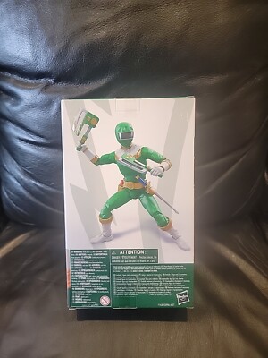 Bonbell Power Rangers Lightning Collection Zeo IV Green 6-inch Premium Collectible Action Figure Toy with Accessories