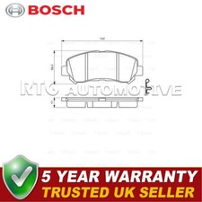 Bosch Front Brake Pads Set Fits Nissan Qashqai 2007-2013 + Other Models
