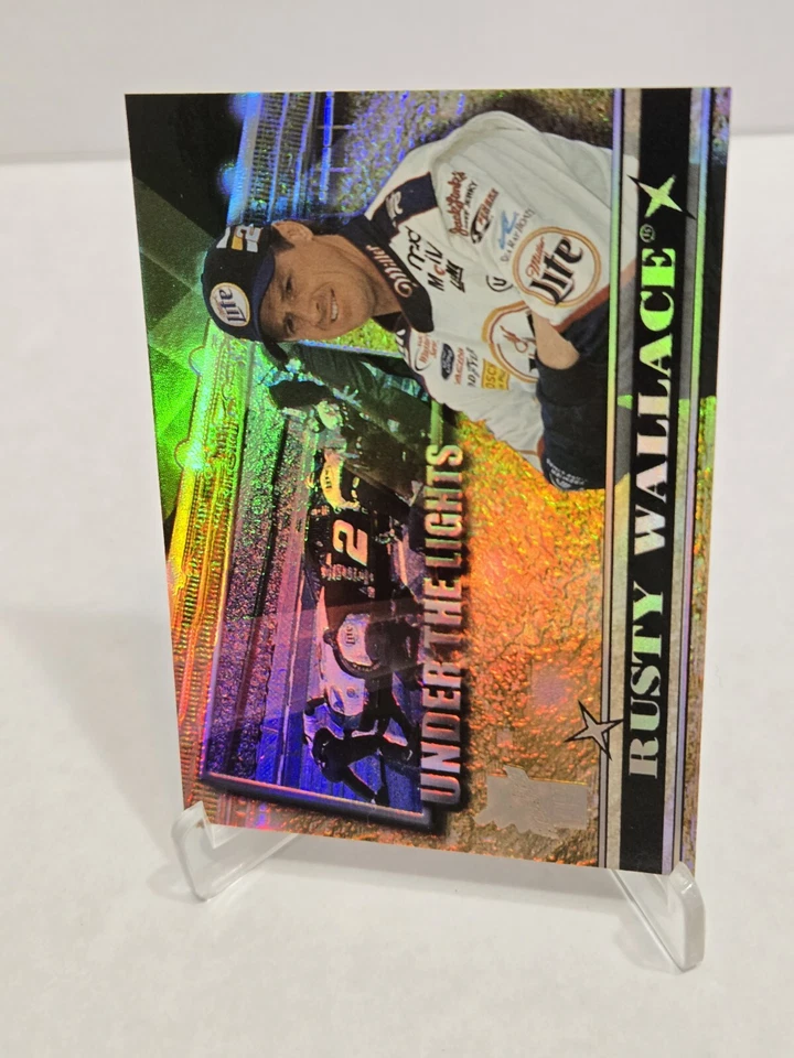 2000 VIP Under the Lights 🚘 Rusty Wallace EXPLOSIVES LASERS NUMBERED 147/250 😎 - Image 4 of 4