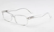 New Clear Lens Glasses Rectangular Frame Spring Hinge Fake Eyewear UV 100%