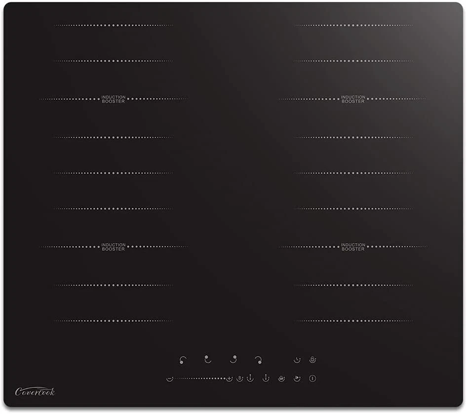 COVERCOOK 59cm Cooktop Electric Cooker Hob with 2 Flexible Cooking Area
Opens in a new window or tab