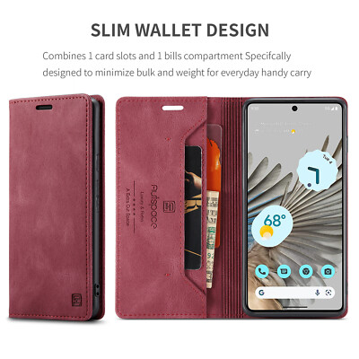 Wallet Case For Google Pixel 3A 7 Pro 6 6A 5A 5 4A 4 XL Flip PU Leather Cover