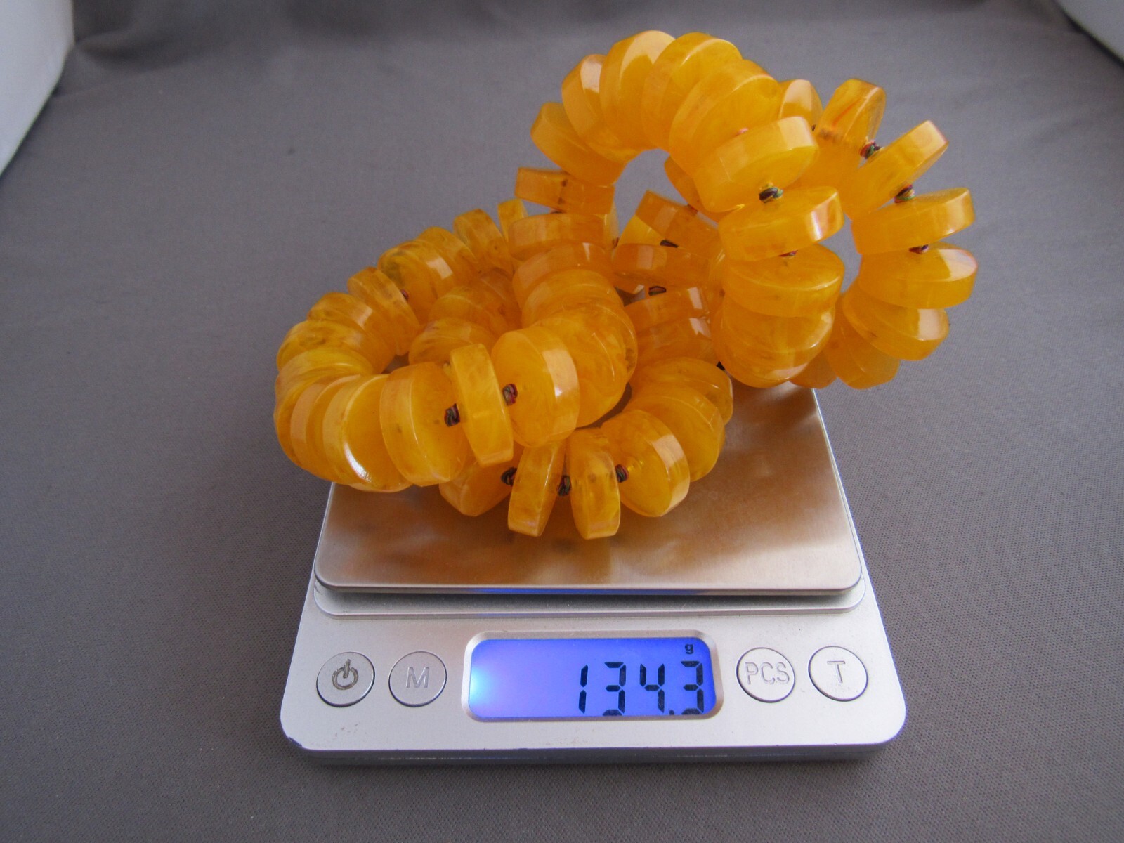 VINTAGE KJL KENNETH J LANE BUTTERSCOTCH LUCITE SW… - image 5