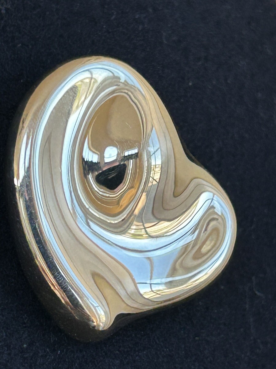 Tiffany & Co 18K Elsa Peretti Full Heart 32mm Large Heart