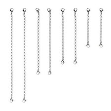 Stainless Steel Extended DIY Extension Chain with Lobster Clasp Jewelry Making