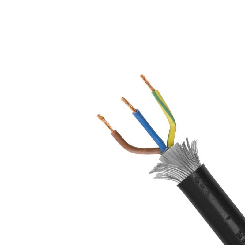 ARMOURED CABLE WITH COLOURED CORES 25MM SINGLE PHASE SWA