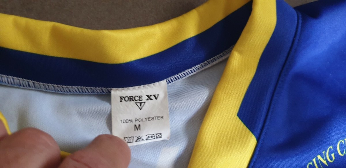 Maillot rugby AS Bordeaux Sciences Agro vintage porté #14