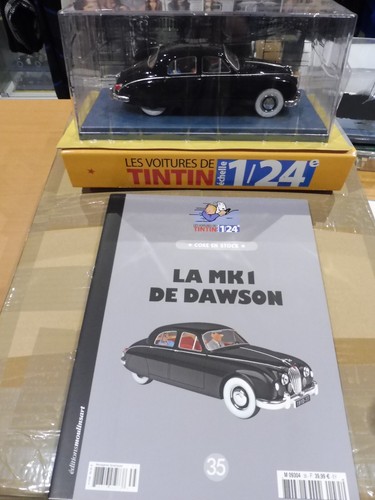 Voiture Tintin 1/24° Hachette – N°36 – Neuve Sous Blister Avec Fascicule – Collection