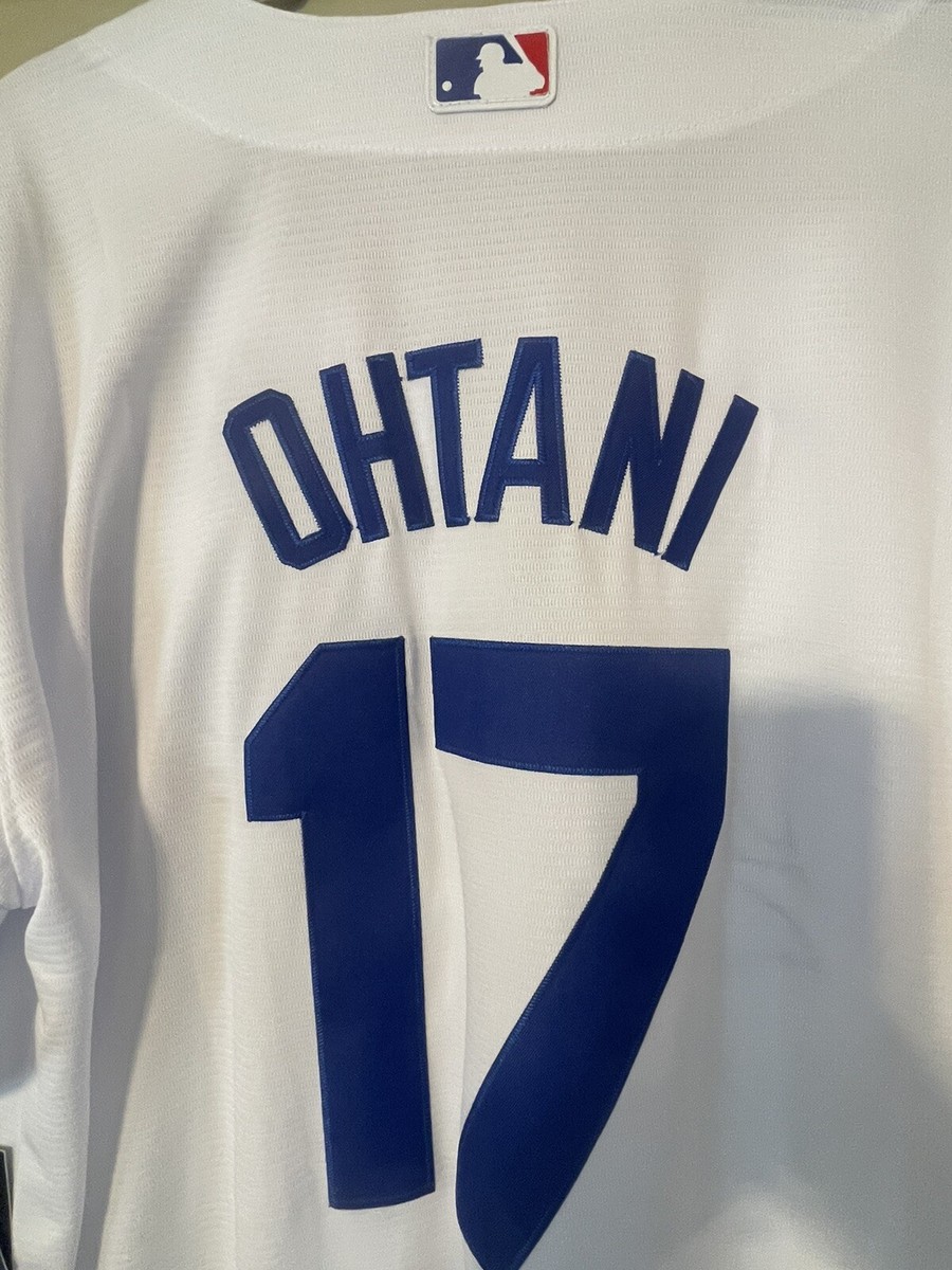 新品・Nike ・Dodgers Ohtani・ 17 ・XL Shohei Ohtani #17 Los Angeles Dodgers White Jersey Men's XL