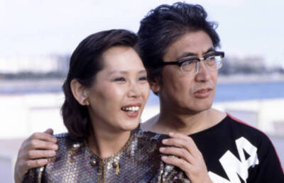Portrait of Eiko Matsuda and Nagisa Oshima May 19 1983 Old Photo