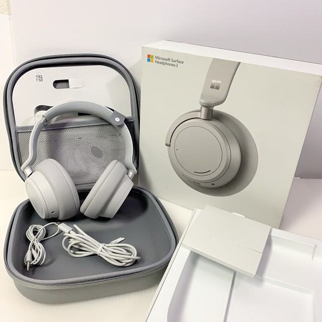 Microsoft Surface Headphones 2 Model No 1919 Light Gray Ship for sale