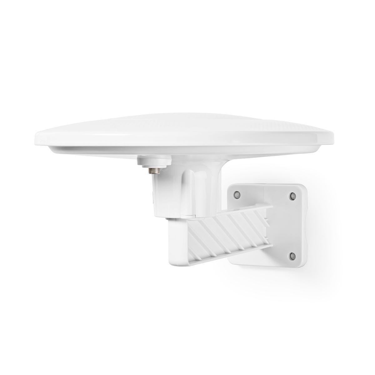 Antenne TV extérieure Nedis TNT avec amplificateur 46 dB pour réception hertzienne stable