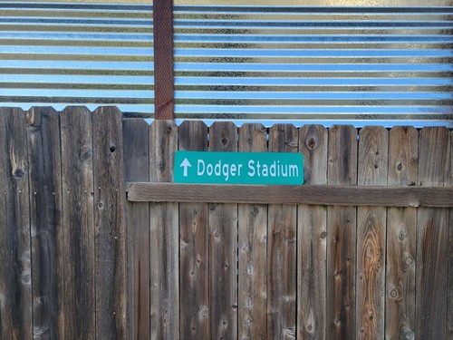 DODGER STADIUM street sign, 24"X6", Los Angeles Dodgers, MLB, LA - Picture 10 of 19