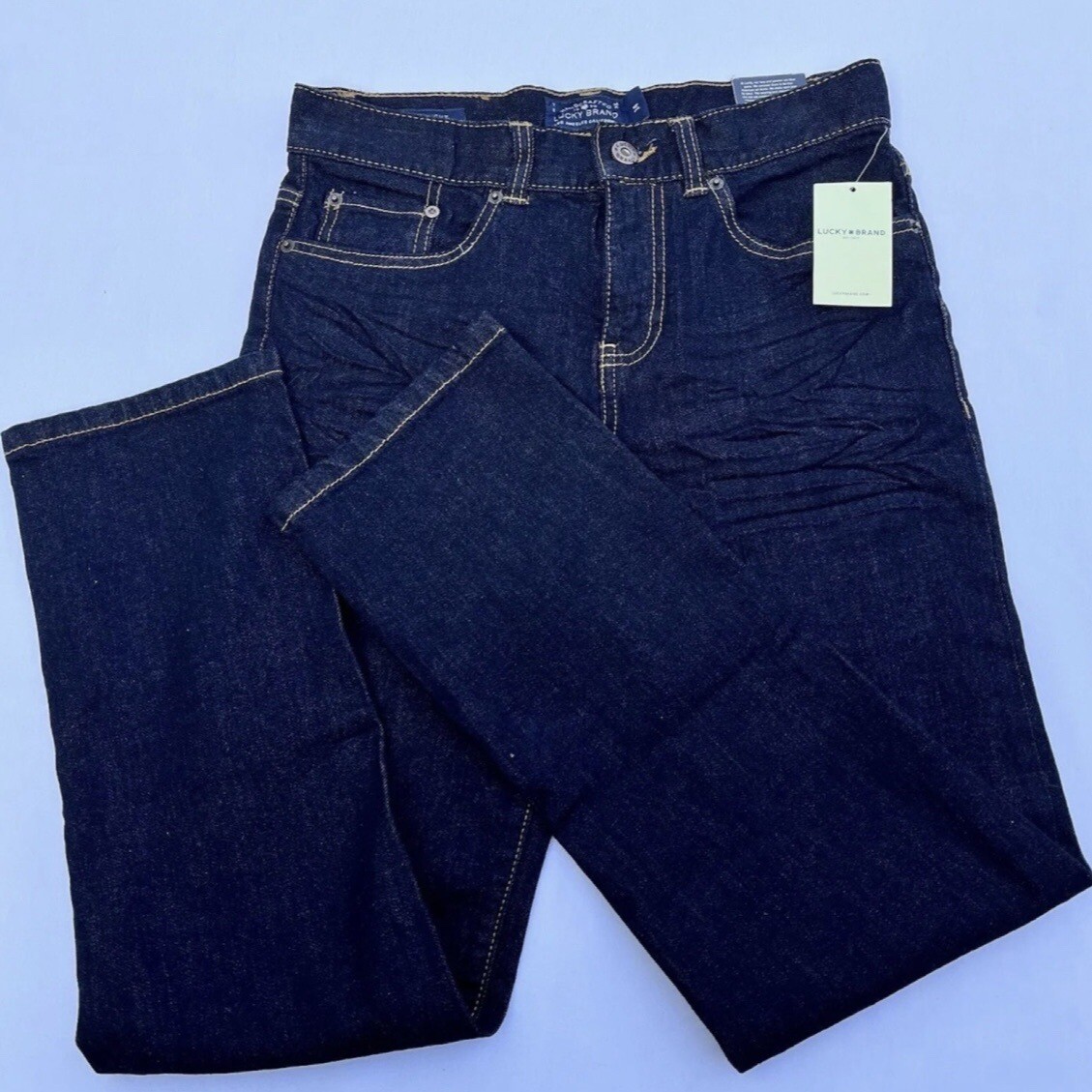 Boys Blue Denim Classic Straight Size 14 Brand New W/ Tags
