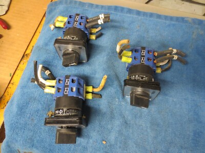 Lot of 3 Kraus & Naimer CA20  A221 Reversible Selector Switch NORMAL/BYPASS