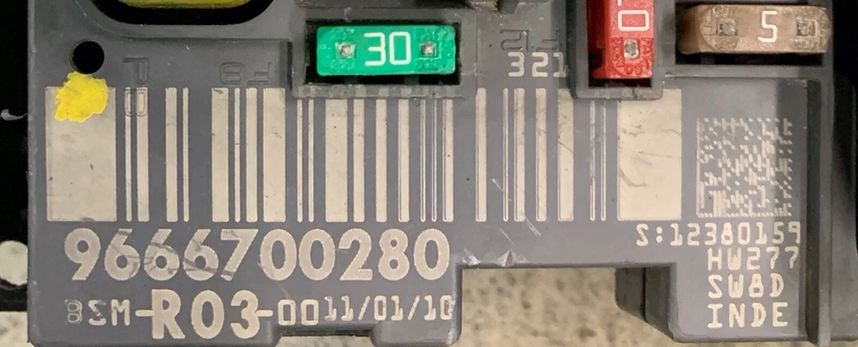 Bsm R03 PEUGEOT CITROEN 9666700280 - Photo 2/2