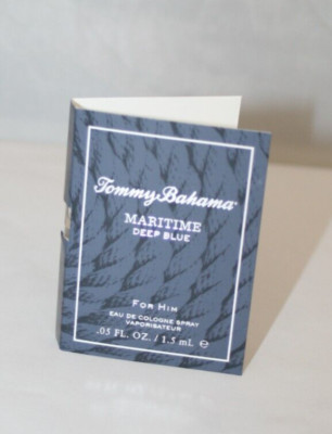 Tommy Bahama Maritime Deep Blue Eau de Cologne Sample Size 0.05 fl oz Spray NEW