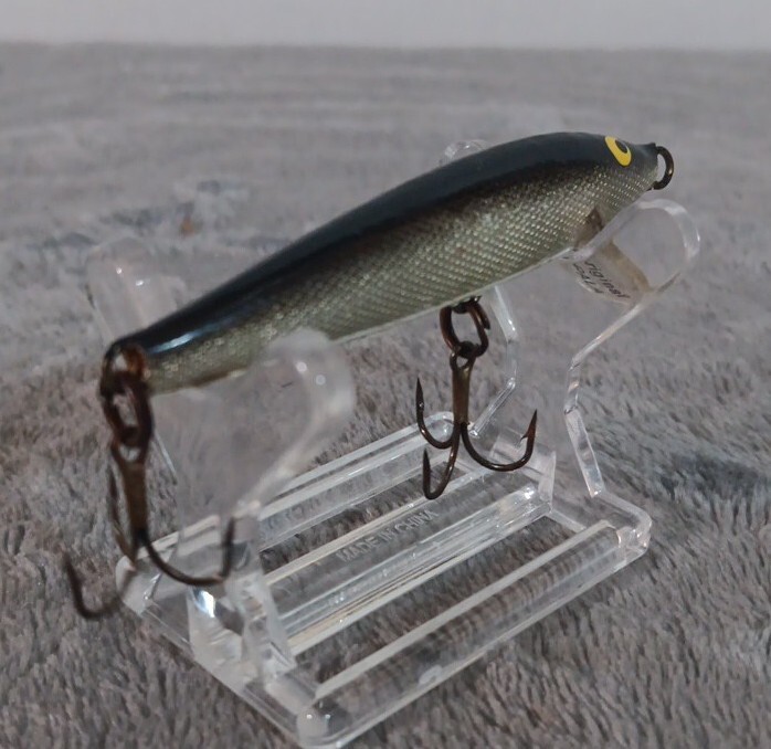 Wobbler Vintage Rapala Hopea 9s – Bois, Boîte D'origine Et Notice Incluses