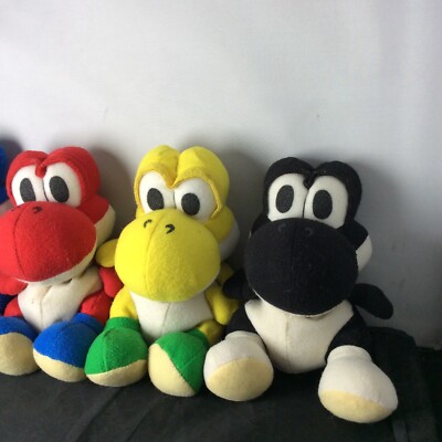 海外購入Stuffed Toysx4 Lot of Yoshi Toysite Plush 1999 Vintage Rare Nintendo N64