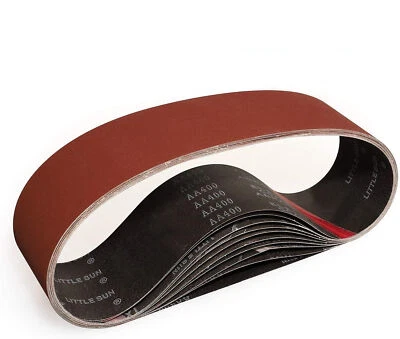 SATC 5PCS 100x915mm Aluminium Oxide Sanding belt 40/60/80/120 Grit Power Belt Sander