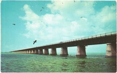 Seven Mile Bridge Overseas Highway Key West Florida Dextone Dexter Press Post...