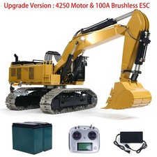 385CF 1/8 Hydraulischer RC Bagger Metall Riesen Baufahrzeug Kabine Innenraum