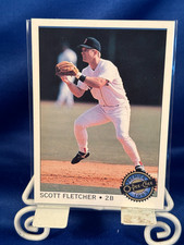 1993 O-Pee-Chee Premier Scott Fletcher Card #48 BOSTON RED SOX