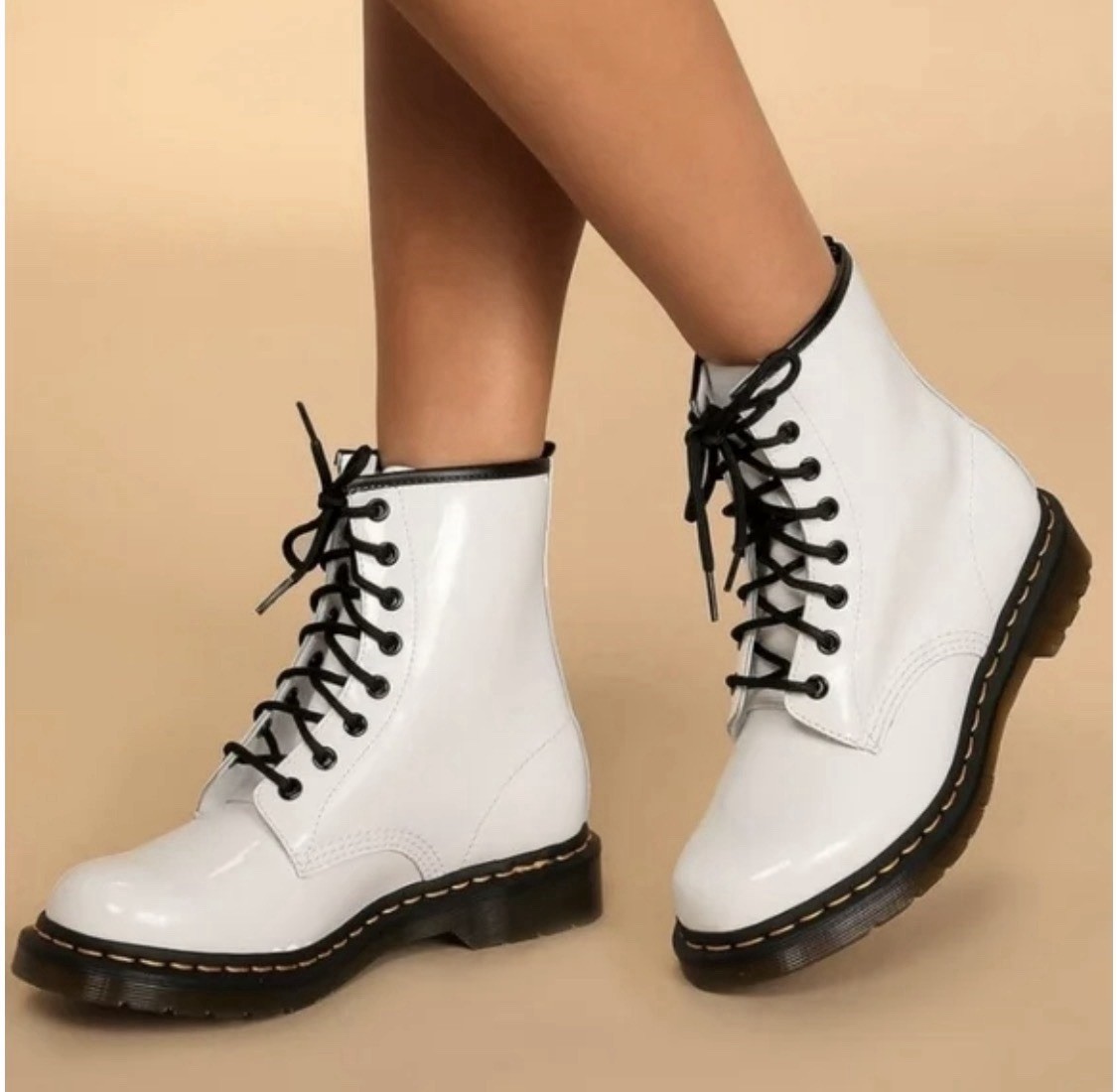 Dr Martens 1460 Women's Patent Leather Boots Size 7