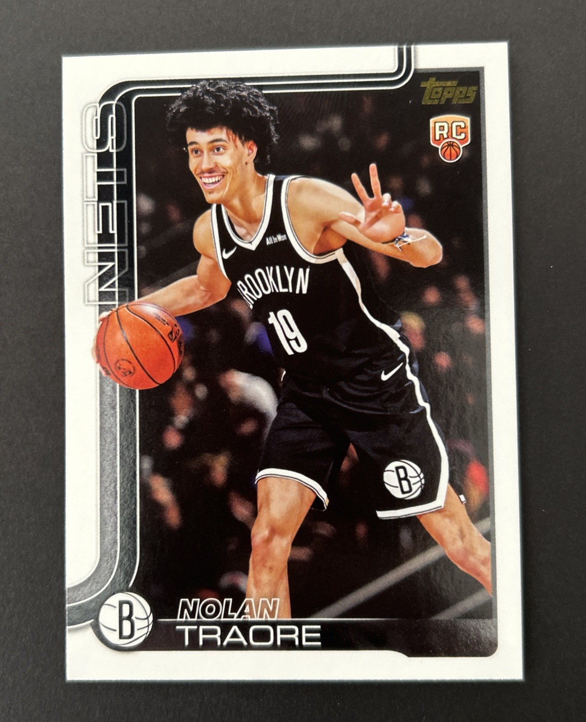 2025-26 Topps Nolan Traore Rookie Golden Mirror Image Variation SSP Nets RC #219