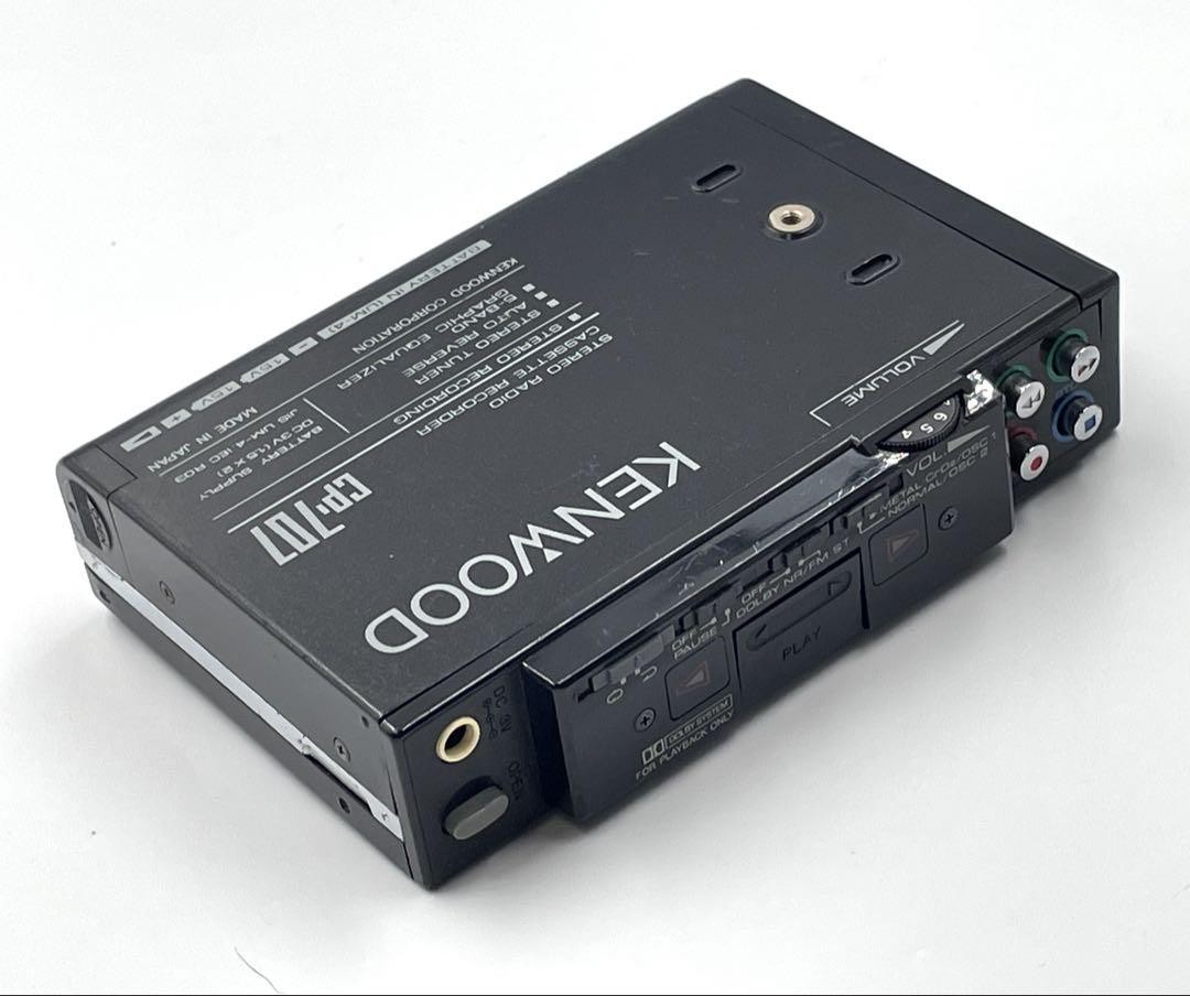 KENWOOD CP-707 ポータブルCDプレーヤー 不動品 現状渡し Kenwood Cp-707 Portable Radio Cassette Recorder Vintage