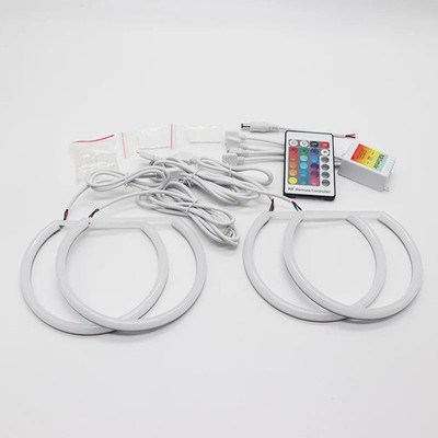 RGB 131mm Cotton Angel Eyes Halo Ring Kit for BMW E36 E38 E39 E46 UK