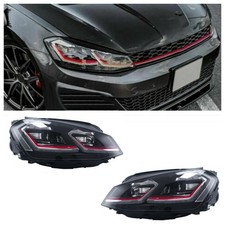 For 2014-2017 VW Golf 7 Mk7&GTI Headlamps 2PCS Full Led Projector Headlights
