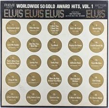 Elvis Worldwide 50 Gold Award Hits, Vol. 1 1970 4x 12" LP Vinyl Record Box Set