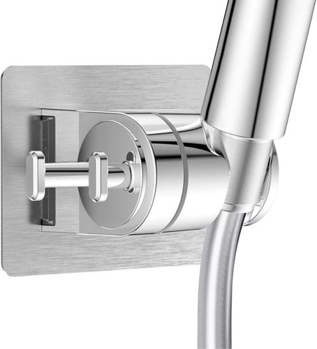 Yeaupe Pro Duschkopfhalter 45° verstellbar ohne Bohren starker Kleber