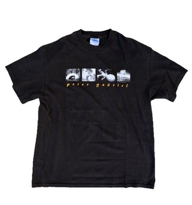 Peter Gabriel Vintage Growing Up Live 02-03 Concert Tour T-Shirt Large 21  X 26 