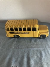 Hubley School Bus Metal Vintage